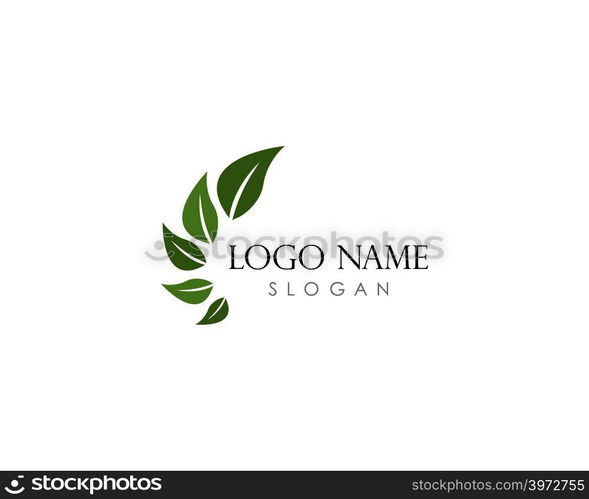 Eco Tree Leaf Logo Template