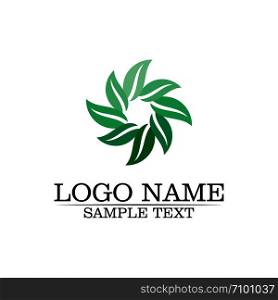 Eco Tree Leaf Logo Template