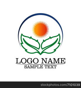 Eco Tree Leaf Logo Template