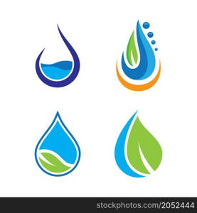 Eco water logo images illustraation design