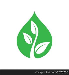 Eco water logo images illustraation design