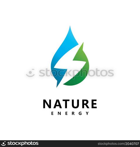 Ecol energy logo vector template