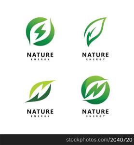 Ecol energy logo vector template