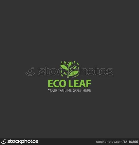 ecoleaf logo vector