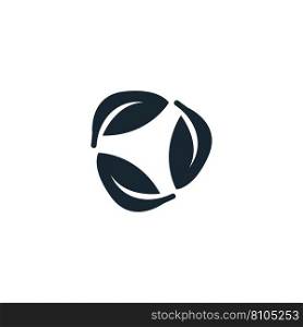 Ecology creative icon from icons Royalty Free Vector Image