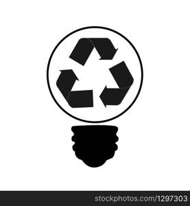 Ecology energy saving light bulb,Green cities help the world with eco-friendly concept ideas.