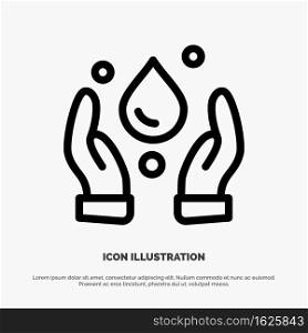 Ecology, Environment, Nature Line Icon Vector