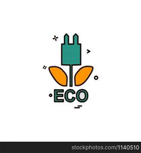 Ecology icon design vector