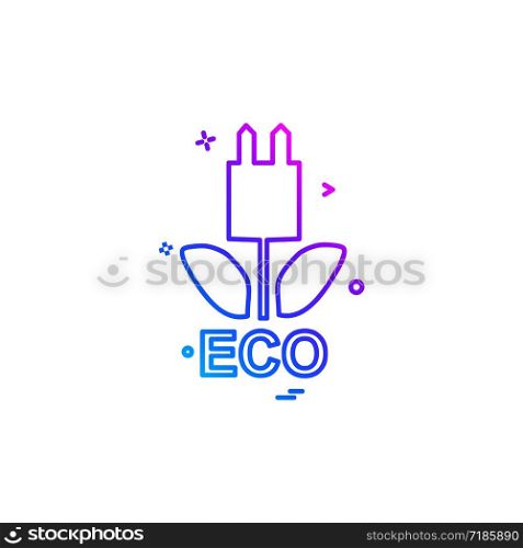 Ecology icon design vector