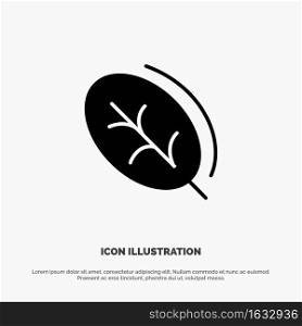 Ecology, Leaf, Nature, Spring solid Glyph Icon vector