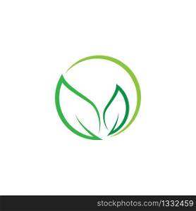 Ecology logo template vector icon