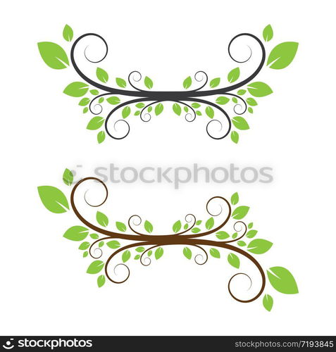 Ecology logo template vector icon design