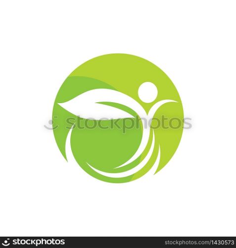 Ecology logo vector icon design