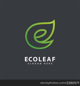 Ecology nature logo element vector 