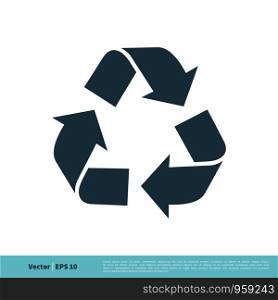 Ecology, Recycle Icon Vector Logo Template Illustration Design. Vector EPS 10.