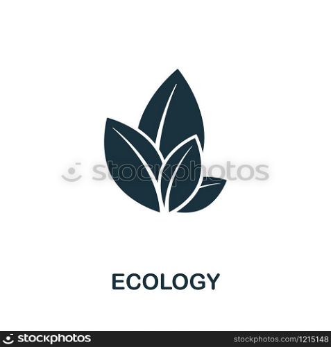 Ecology vector icon illustration. Creative sign from science icons collection. Filled flat Ecology icon for computer and mobile. Symbol, logo vector graphics.. Ecology vector icon symbol. Creative sign from science icons collection. Filled flat Ecology icon for computer and mobile