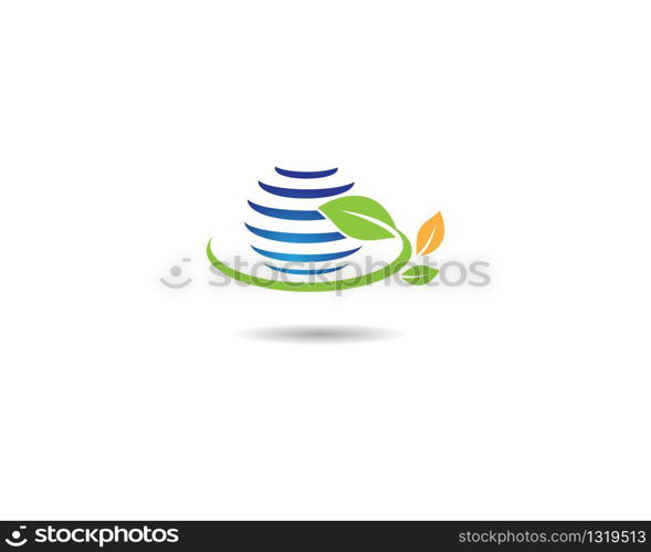 Ecology vector icon illustration design