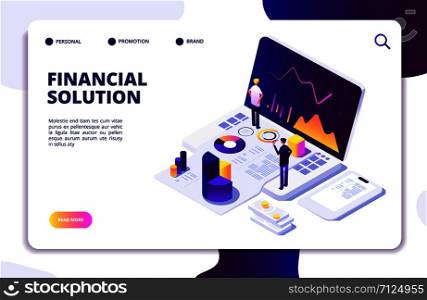 Economics finance manager isometric concept. Fund, budget tax management. People advisors check finance report. Vector landing page finance solution manager, management isometric illustration. Economics finance manager isometric concept. Fund, budget tax management. People advisors check finance report. Vector landing page