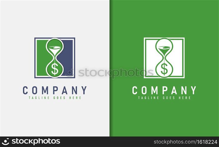 Economy Finance Business Logo Design. Graphic Design Element.