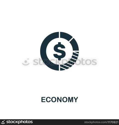 Economy icon. Premium style design from business management collection. Pixel perfect economy icon for web design, apps, software, printing usage.. Economy icon. Premium style design from business management icon collection. Pixel perfect Economy icon for web design, apps, software, print usage
