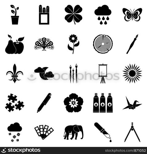 Ecoterrorist icons set. Simple set of 25 ecoterrorist vector icons for web isolated on white background. Ecoterrorist icons set, simple style