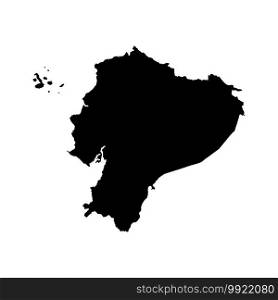 Ecuador map icon,vector illustration symbol design