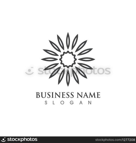 Edelweiss logo illustration vector design