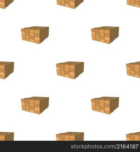Edging board in stack pattern seamless background texture repeat wallpaper geometric vector. Edging board in stack pattern seamless vector