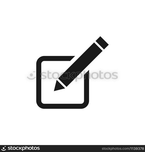 Edit icon graphic design template vector isolated. Edit icon graphic design template vector