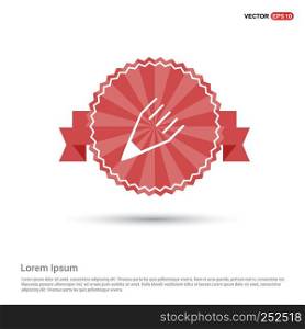 Edit, pencil icon - Red Ribbon banner