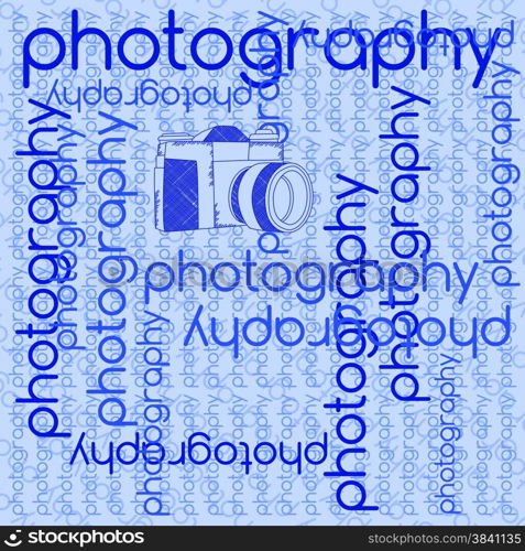 editable camera theme vector graphic art design illustration