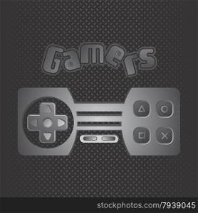 editable game console theme vector graphic art design illustration