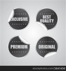 editable label sticker vector graphic art design illustration