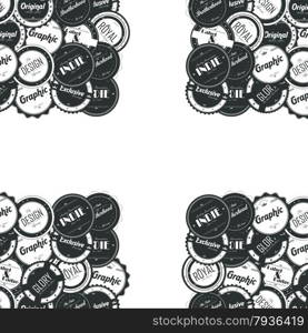 editable label sticker vector graphic art design illustration