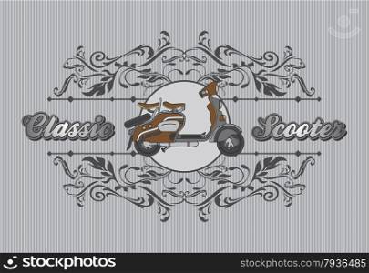 editable motorcycle art theme vector graphic art design illustration