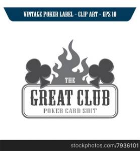 editable poker card suit theme vector graphic art design illustration