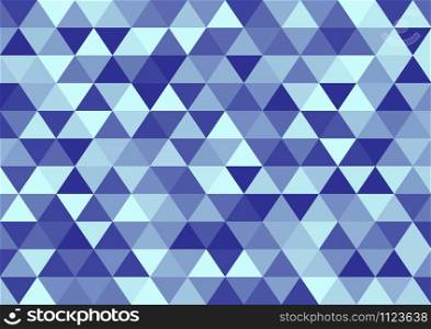 Editable seamless geometric pattern made of triangles. Modern random colors for textiles, packaging, paper printing, simple backgrounds and texture.