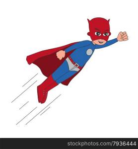editable superhero cartoon character vector graphic art design illustration