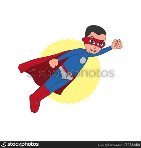 editable superhero cartoon character vector graphic art design illustration