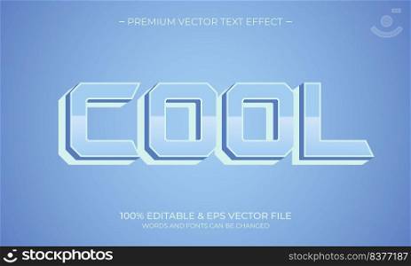 Editable text style effect. Editable font style. Vector Illustration
