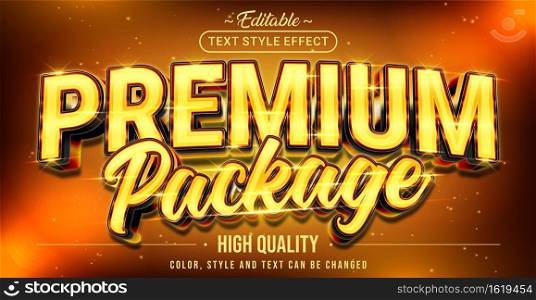 Editable text style effect - Premium Package text style theme.