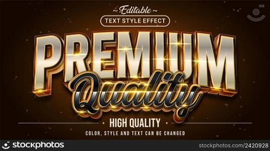 Editable text style effect - Premium Quality text style theme. Graphic Design Element.