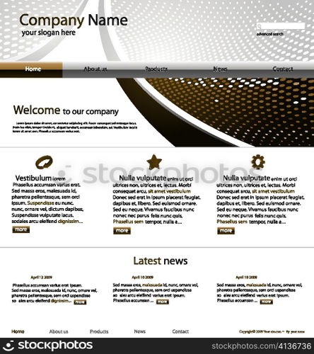 editable website template