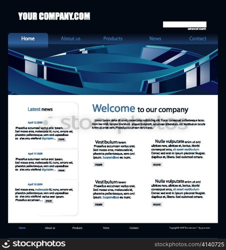 editable website template