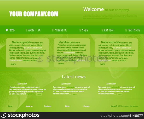 editable website template
