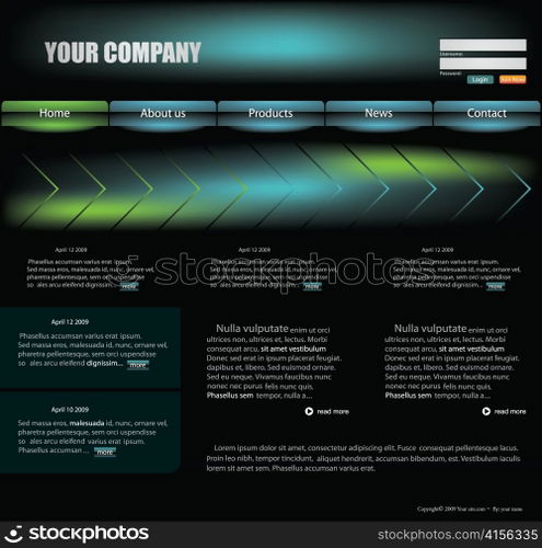 editable website template