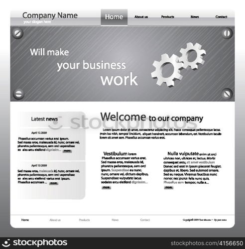 editable website template