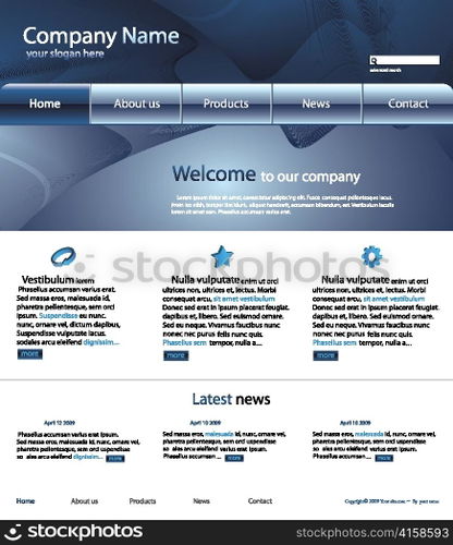 editable website template