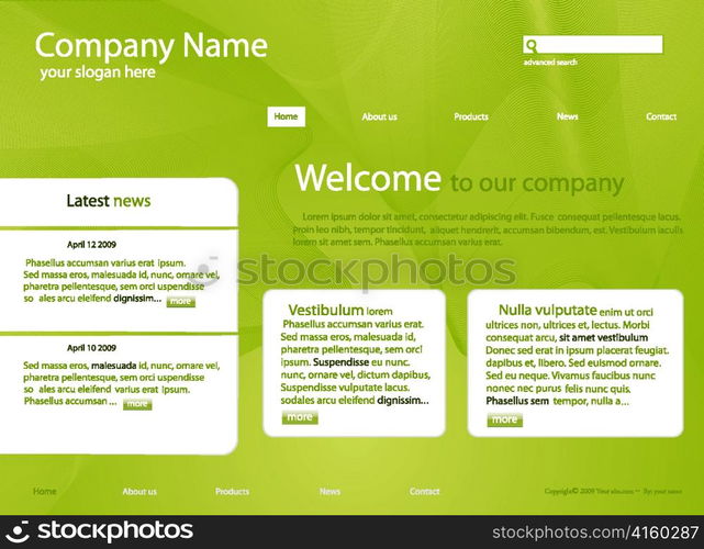 editable website template
