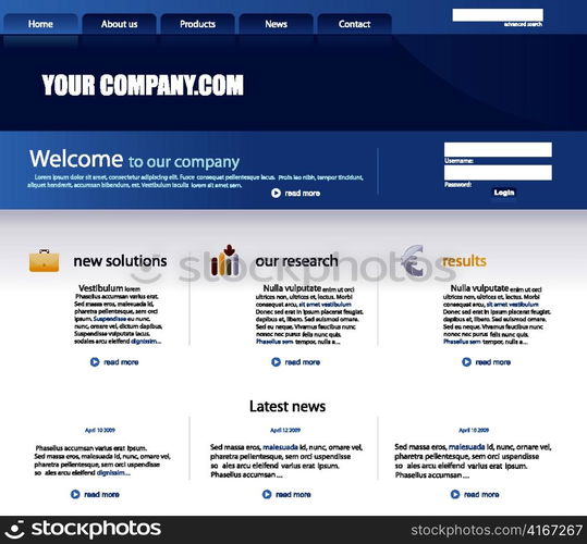 editable website template